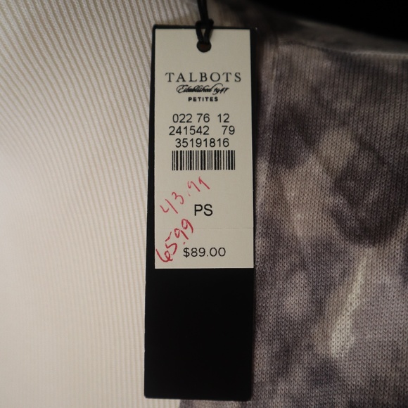 NWT Talbots Short Sleeve Button Up | Super Soft Materials - Picture 3 of 3